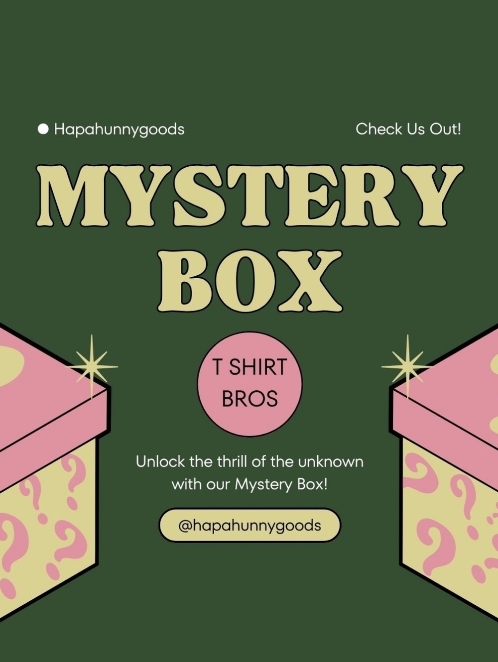Mystery Box Six T-Shirt Bale Men's Medium Large XL